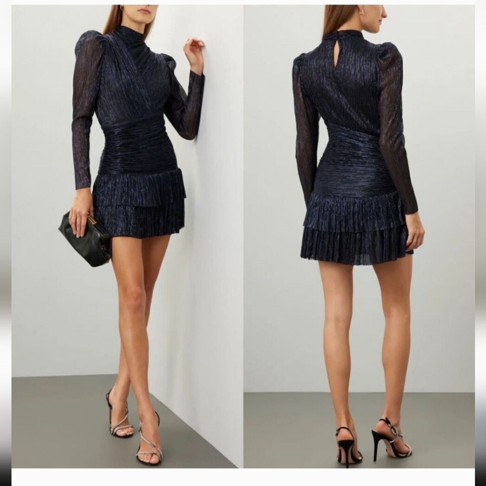 Sabina Musayev Navy Mini Dress